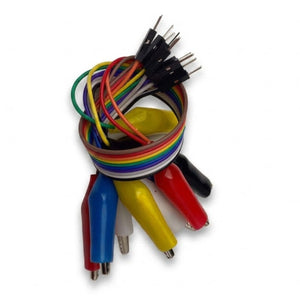 Alligator Clips to Dupont Male Pins