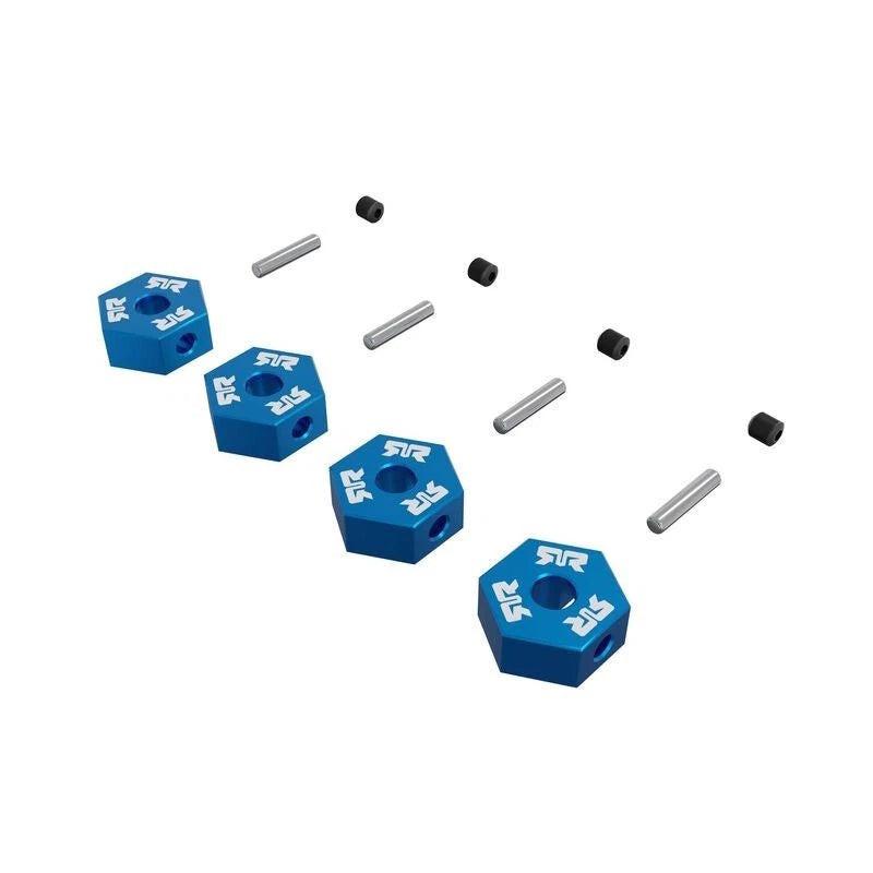 PowerHobby Arrma ARA-3116 12mm Wheel Hex set (Metal) 4pcs- Blue