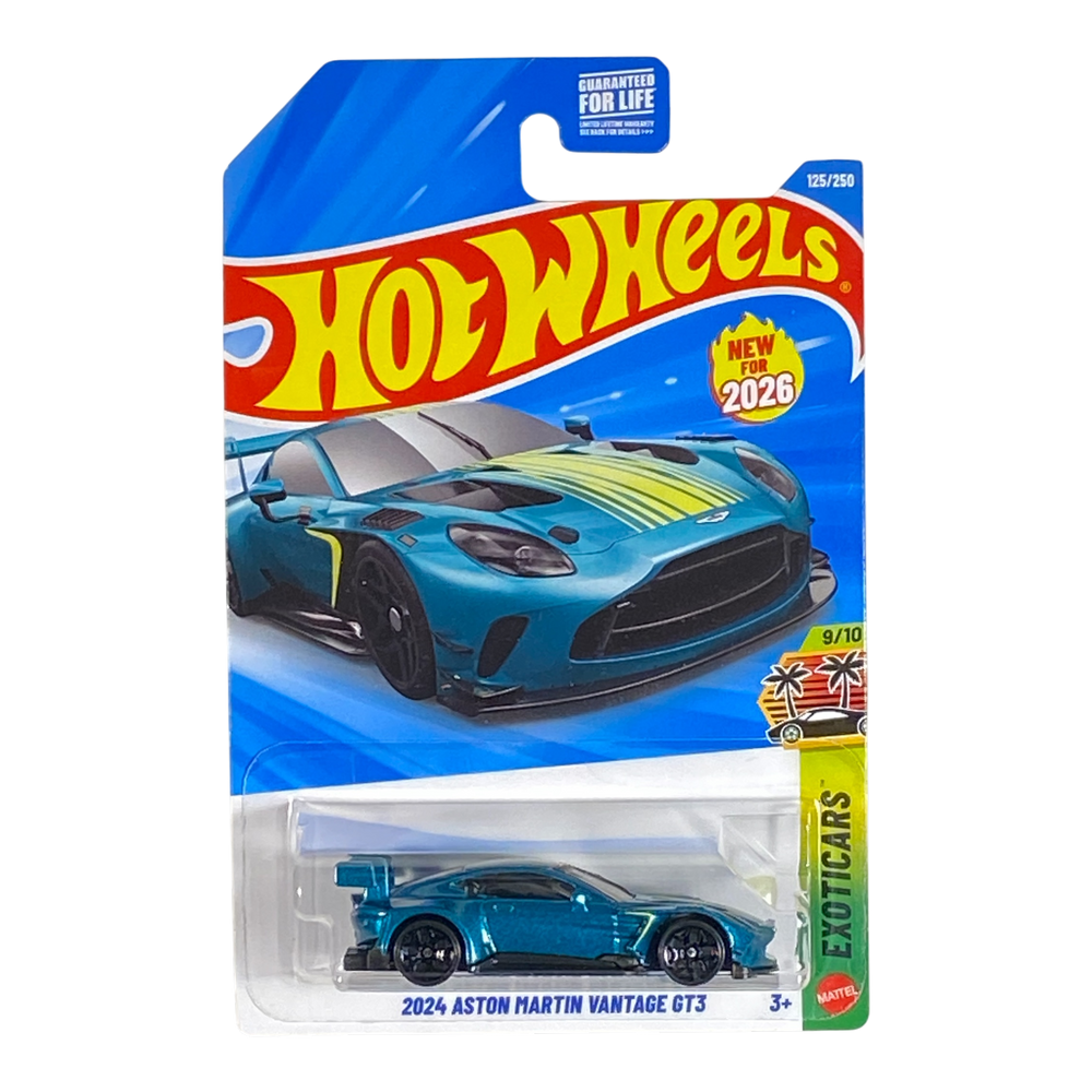 Collectors World Toys Hot Wheels 2024 Aston Martin Vantage GT3 | Exoticars Series 9/10