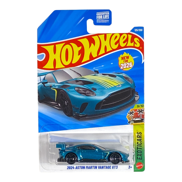 Collectors World Toys Hot Wheels 2024 Aston Martin Vantage GT3 | Exoticars Series 9/10
