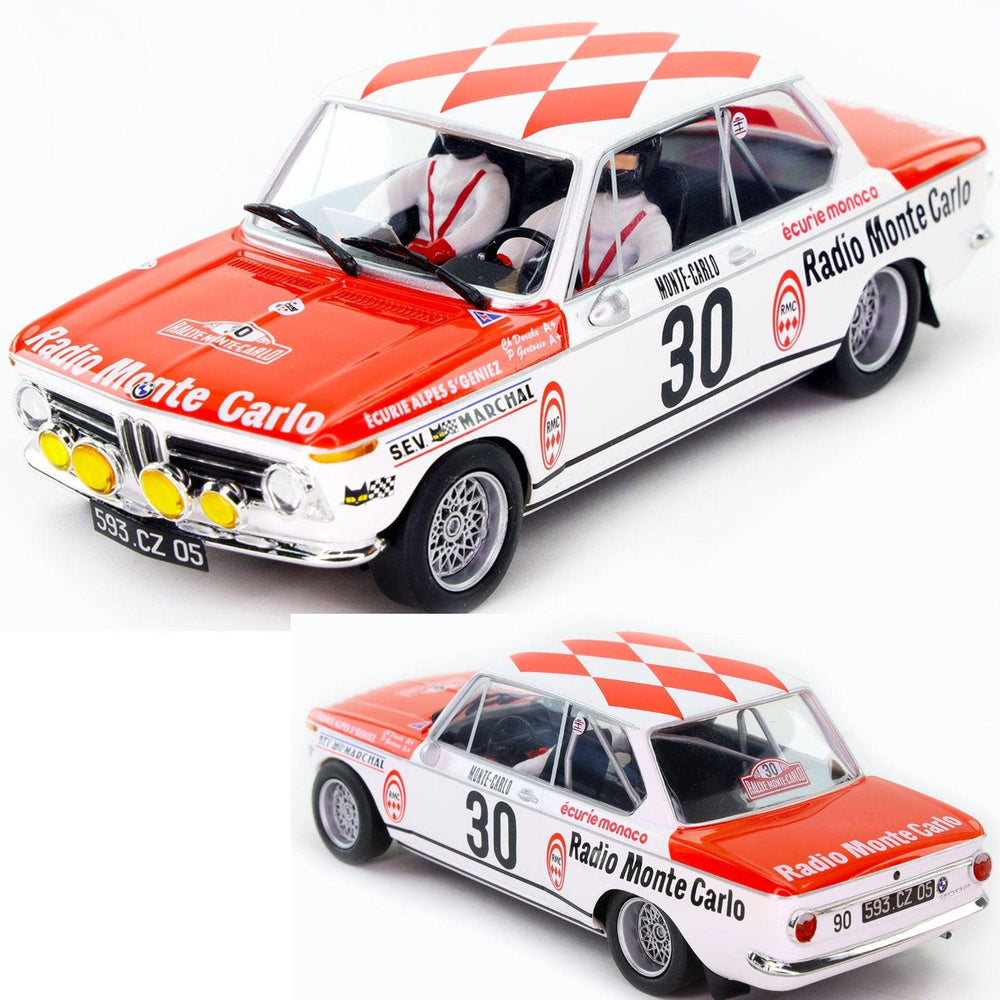PowerHobby Avant Slot BMW 2002 Radio Monte Carlo Rally 1/32 Slot Car 51804