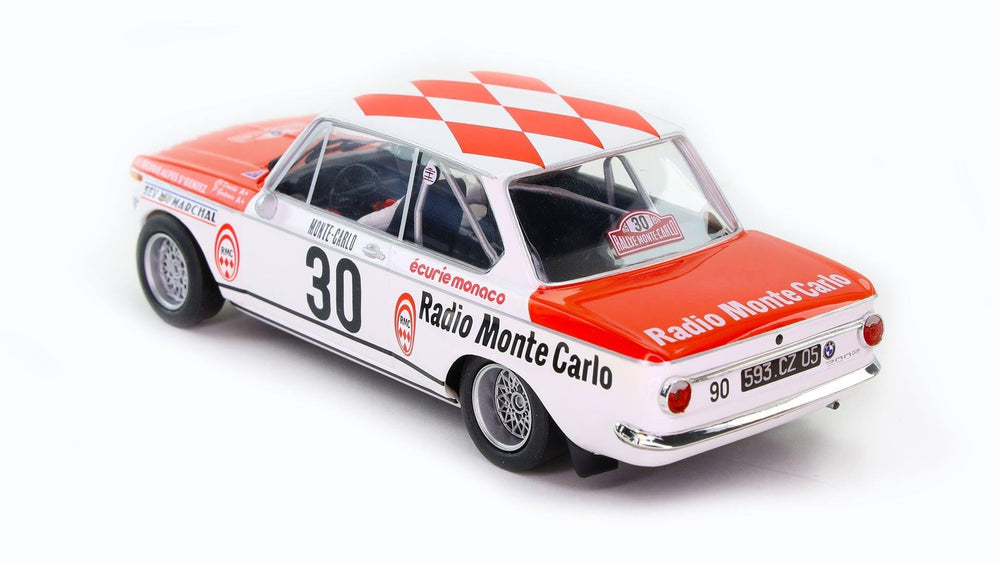 PowerHobby Avant Slot BMW 2002 Radio Monte Carlo Rally 1/32 Slot Car 51804