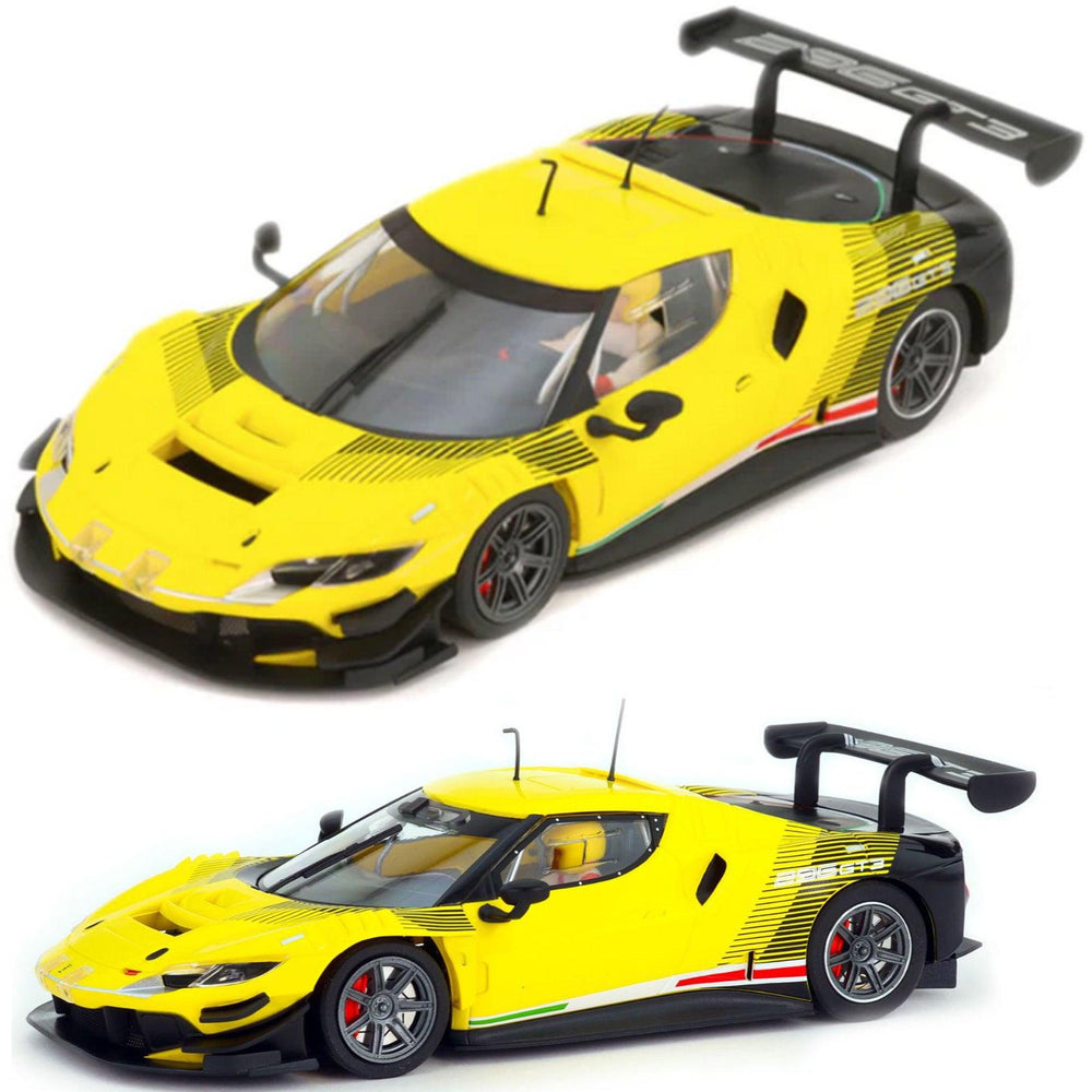 Avant Slot 52302 Ferrari 296 GT3 Presentation Yellow 1/32 Slot Car