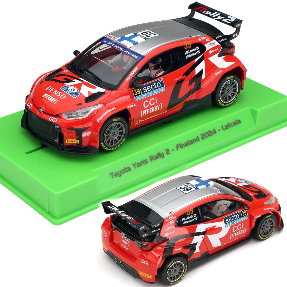 PowerHobby Avant Slot 52606 Toyota Yaris WRC2 Latvala #39 2024 Rally Finland 1/32 Slot Car