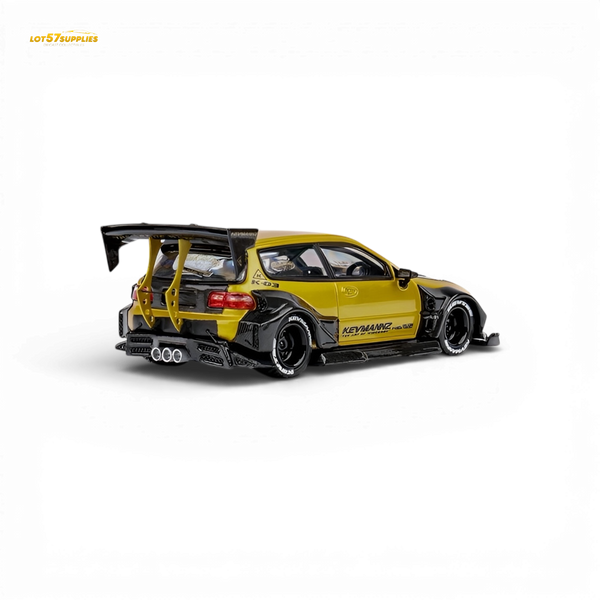 (Pre-Order) DCM Kevmannz Civic EG Ver.1 Gold Carbon Fiber 1:64