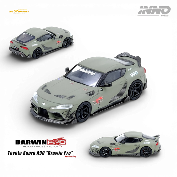 (Pre-Order) INNO64 Toyota Supra A90 Darwin Pro Matt Green 1:64