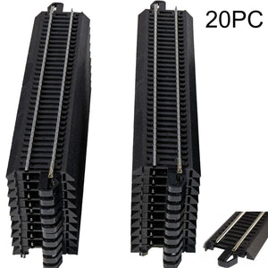 Bachmann 44481 9" Straight E-Z HO Train Track (20 Pieces)