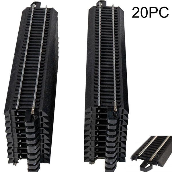 Bachmann 44481 9" Straight E-Z HO Train Track (20 Pieces)