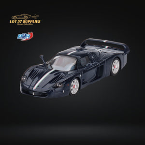 BBR64 Maserati MC12 Stradale Blue Metallic w/ Stripe 1:64 BBRDIE6416