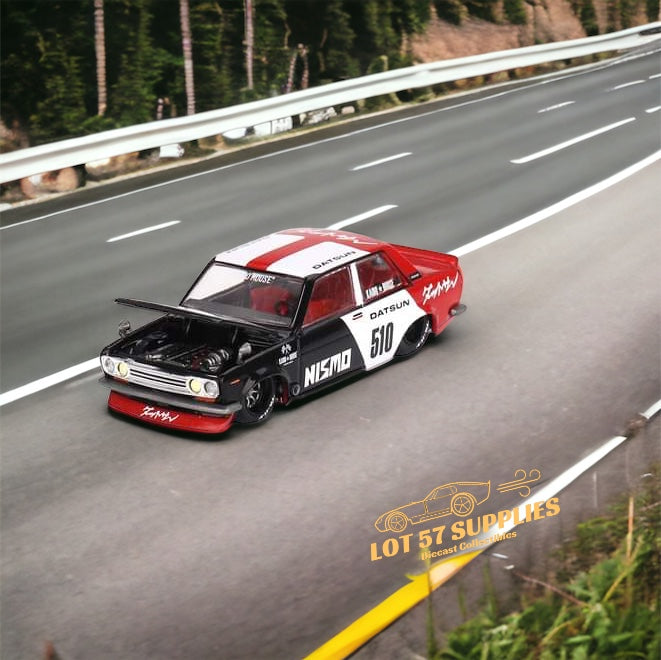 Mini GT x Kaido House Datsun KAIDO 510 Sedan Racing V1 1:64 KHMG102