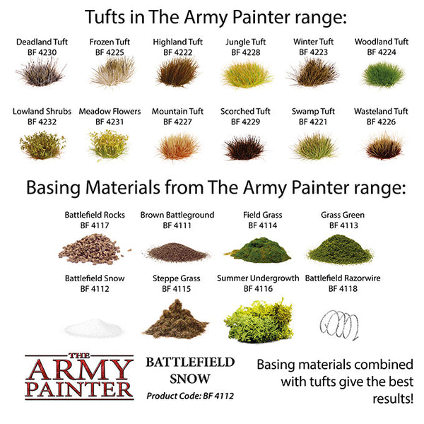 Army Painter Tools: Basing: Snow - Echo Six Hobbies