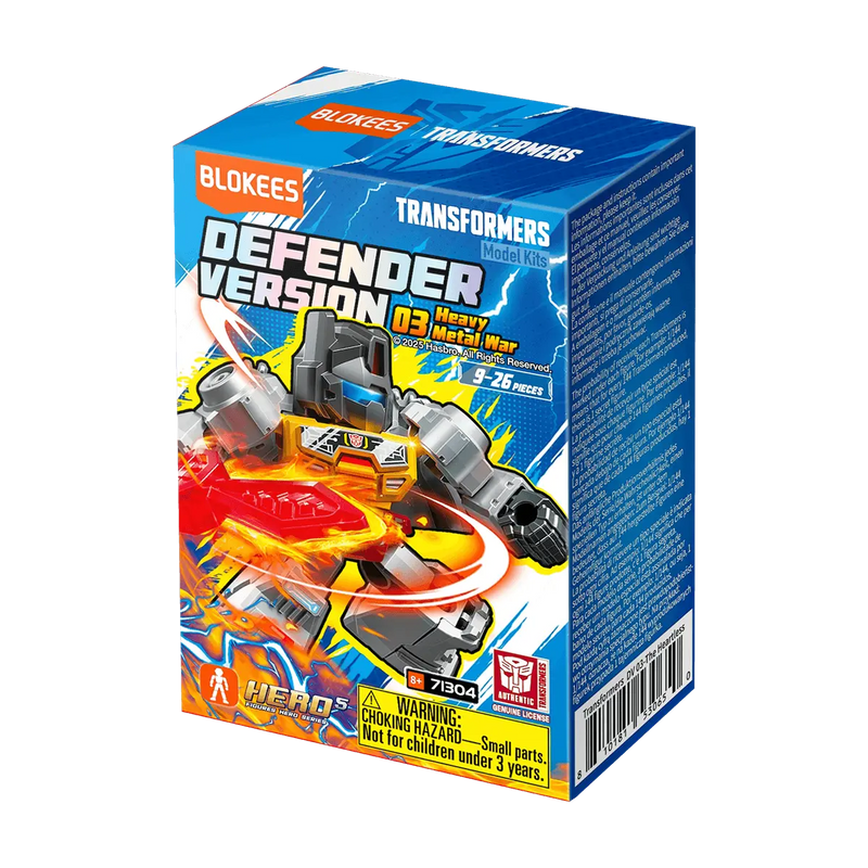 Little Shop of Magic Blokees Transformers: Defender Version - 03 Heavy Metal War - Blind Box — Toys and Collectible