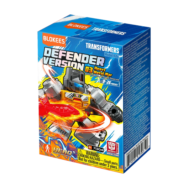 Little Shop of Magic Blokees Transformers: Defender Version - 03 Heavy Metal War - Blind Box — Toys and Collectible