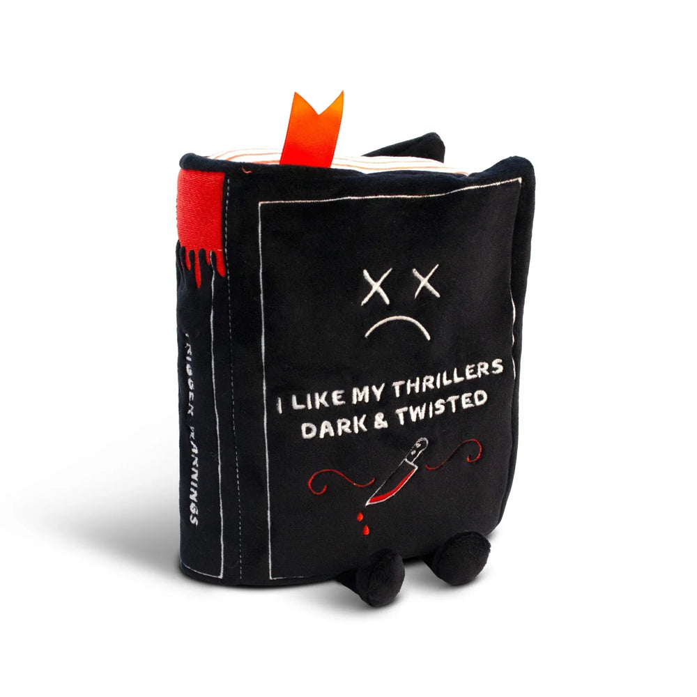 Little Shop of Magic Punchkins Book Plush I Like My Thrillers Dark & Twisted — Toys and Collectible