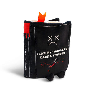 Little Shop of Magic Punchkins Book Plush I Like My Thrillers Dark & Twisted — Toys and Collectible