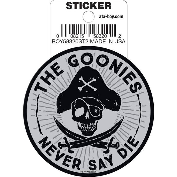 Little Shop of Magic Goonies: Never Say Die Die Cut Vinyl Sticker - 3" — Toys and Collectible