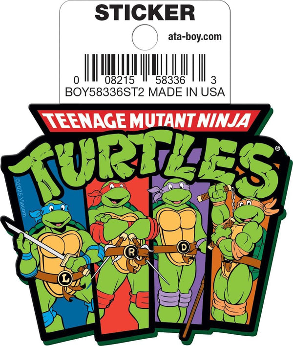Little Shop of Magic Teenage Mutant Ninja Turtles: Logo Team Die Cut Vinyl Sticker - 3" — Toys and Collectible