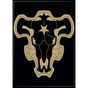 Little Shop of Magic Black Clover: Black Bull Squad Logo Magnet — Toys and Collectible