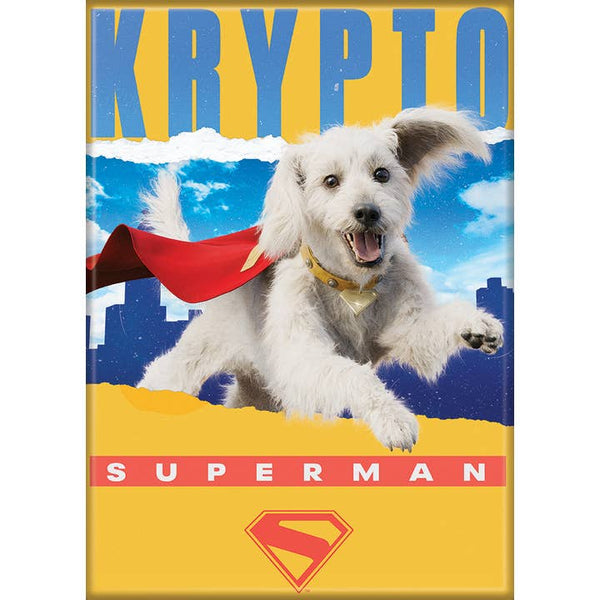 Little Shop of Magic Superman 2025: Krypto Yellow Magnet — Toys and Collectible