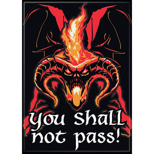 Little Shop of Magic Ata-Boy Magnets: Refrigerator Magnet - 2.5" x 3.5" - Lord of the Rings - You Shall Not Pass — Toys and