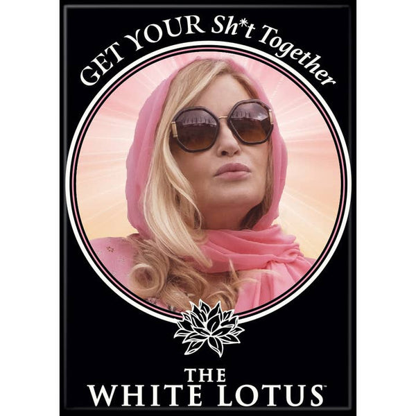 Little Shop of Magic White Lotus: Get Your Sht Together Magnet — Toys and Collectible