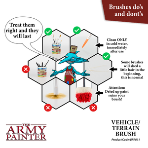 Army Painter Tools: Wargamer Brush - Vehicle & Scenery