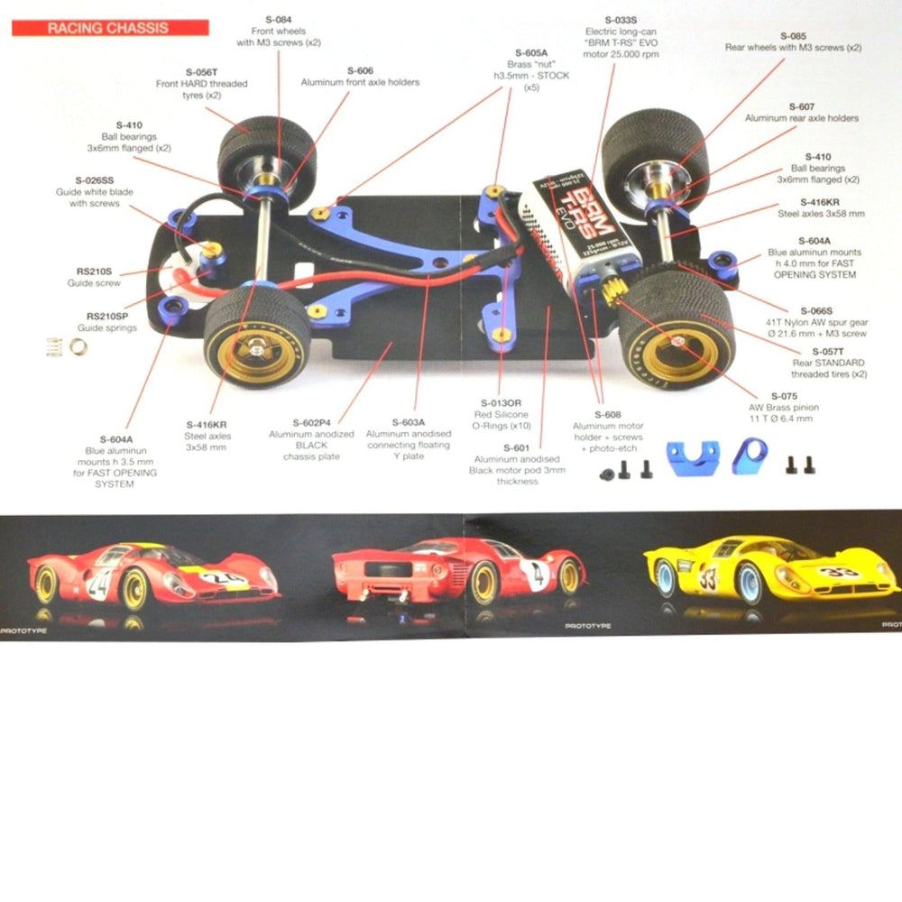 PowerHobby BRM Ferrari 330 P4 24h Le Mans 1967 #24 1/24 Slot Car BRM202