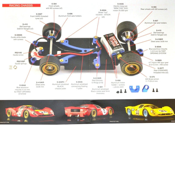 BRM Ferrari 330 P4 24h Le Mans 1967 #24 1/24 Slot Car BRM202
