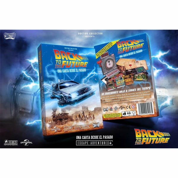 Back to the Future™ Back to the Future: A Letter From the Past strategy game [Spanish Edition] — Board Game