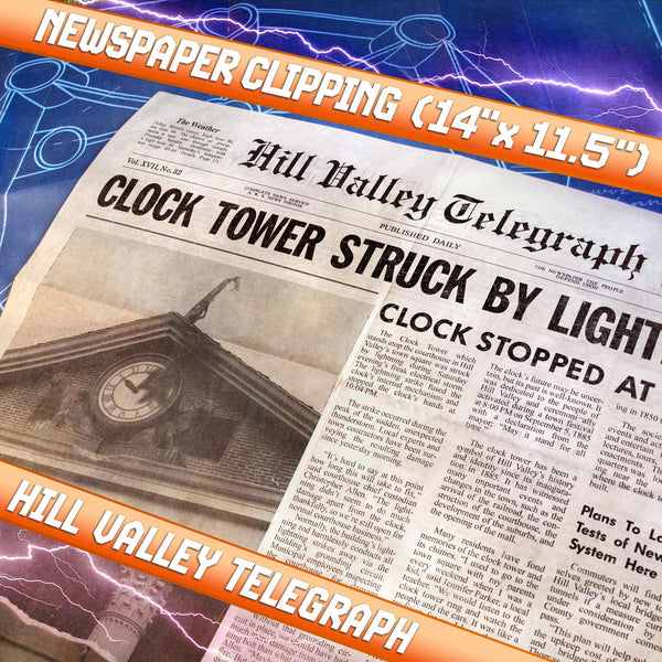 Back to the Future™ Back to the Future Time Travel Memories II Expansion Kit — "1.21 Gigawatts" Edition prop replicas
