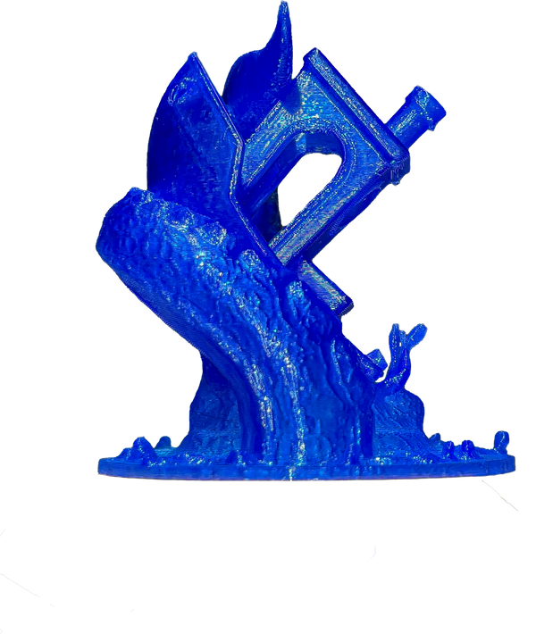 Transparent Sapphire Blue AF 1.75mm PCTG Filament Made in the USA!