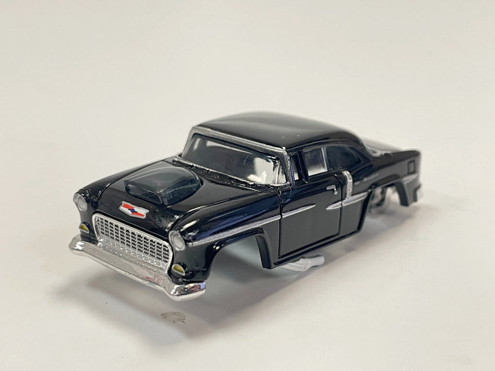 Auto World Exclusive 1955 Chevy AFX Xtraction Black HO Slot Car Body