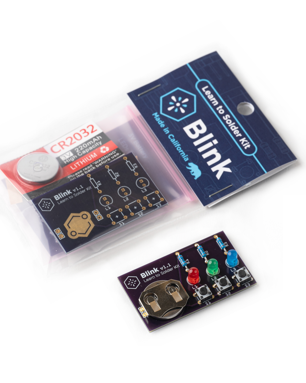 Learn to Solder Kit: Blink - Echo Six Hobbies