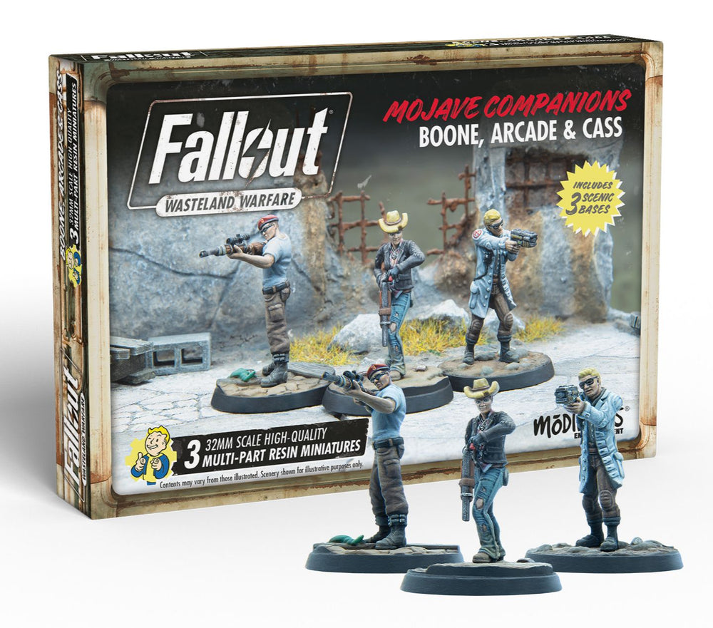 Little Shop of Magic Fallout: Wasteland Warfare - Mojave Companions - Boone Arcade and Cass — Miniatures