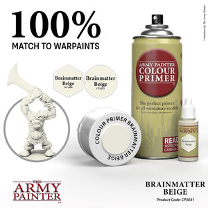 Army Painter Colour Primer: Brainmatter Beige - Echo Six Hobbies