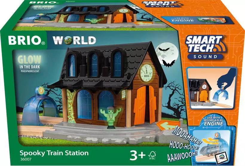 Little Shop of Magic Brio: World Smart Tech Sound Spooky Train Station — Toys and Collectible