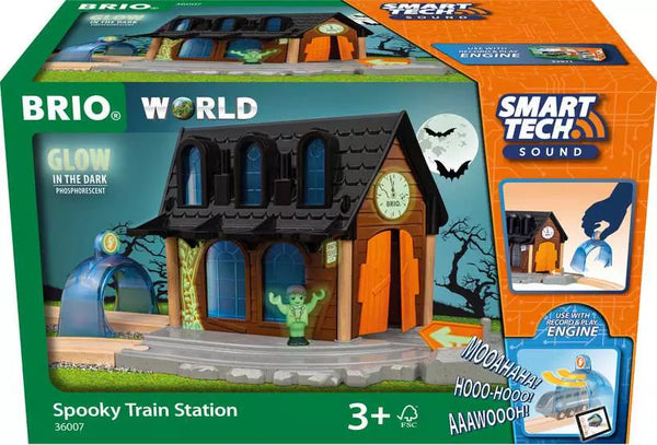 Brio: World Smart Tech Sound Spooky Train Station - Echo Six Hobbies