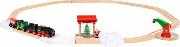 Brio: World Train Set Christmas Steaming Train Set - Echo Six Hobbies