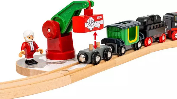 Brio: World Train Set Christmas Steaming Train Set - Echo Six Hobbies