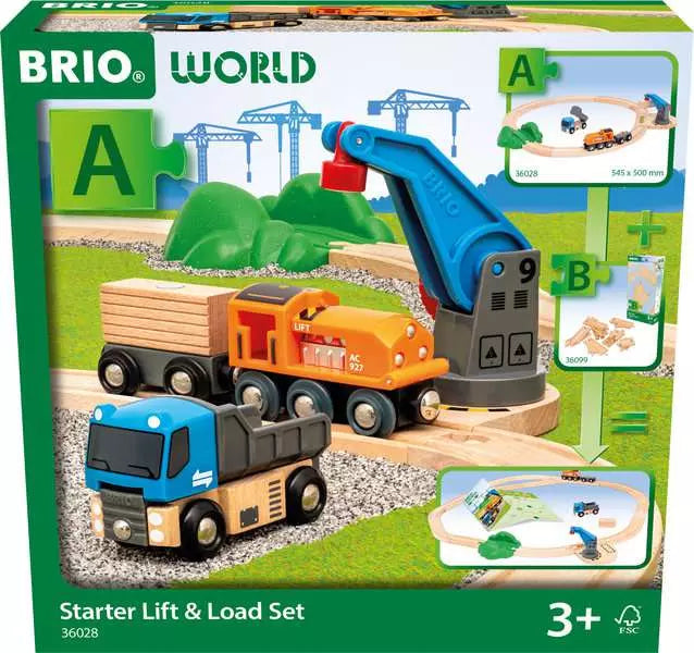 Little Shop of Magic Brio: World Train Set Starter Lift & Load Set — Toys and Collectible