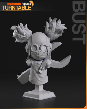 Alone and Low - Little Nightmares 3 - 1:10 Scale & Bust