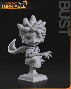 Alone and Low - Little Nightmares 3 - 1:10 Scale & Bust