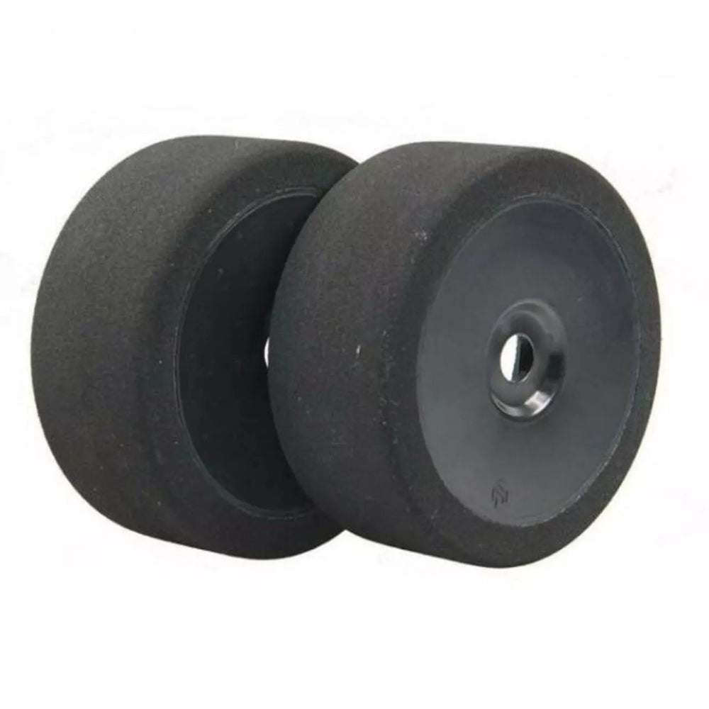 BSR Racing 1/8 Mounted GT Foam Tires 25 Shore (2) w/17mm Hex Black