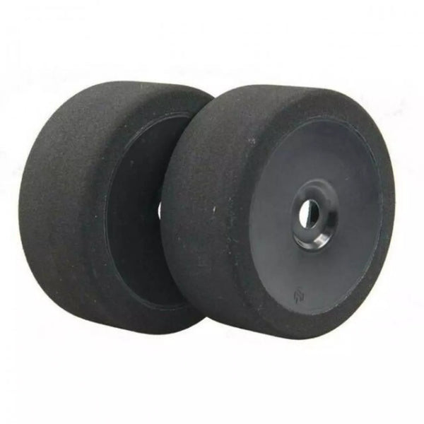 BSR Racing 1/8 Mounted GT Foam Tires Orange w/17mm Hex (2) Black