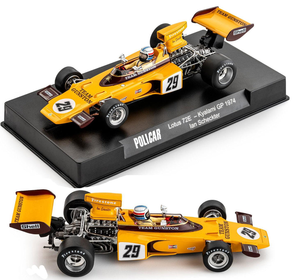 PowerHobby Policar Lotus 72E Kyalami GP 1974 Ian Scheckter 1/32 Slot Car CAR02i Slot.it