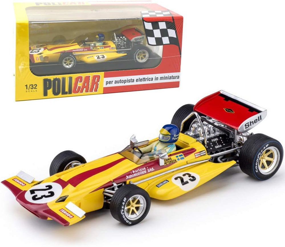 Policar March 701 Monaco GP 1970 Ronnie Peterson 1/32 Slot Car CAR04C PCAR04C