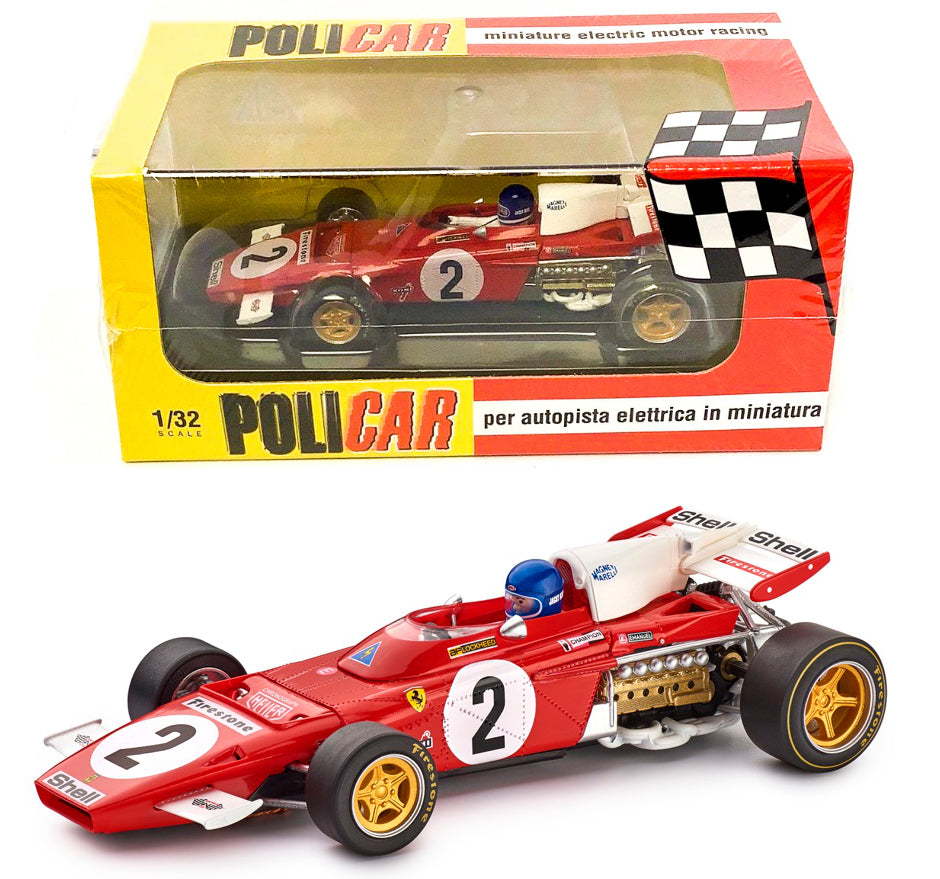 Policar Ferrari 312 B2 Jacky Ickx Zandvoort GP 1971 1/32 Slot Car CAR05A 312B2