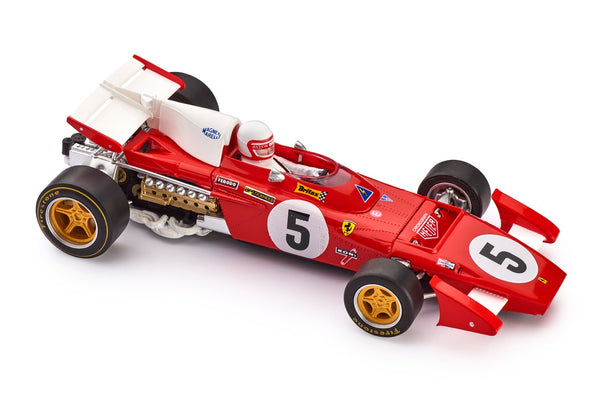 Policar Ferrari 312 B2 Silverstone 1971 Clay Regazzoni 1/32 Slot Car CAR05B 312B2
