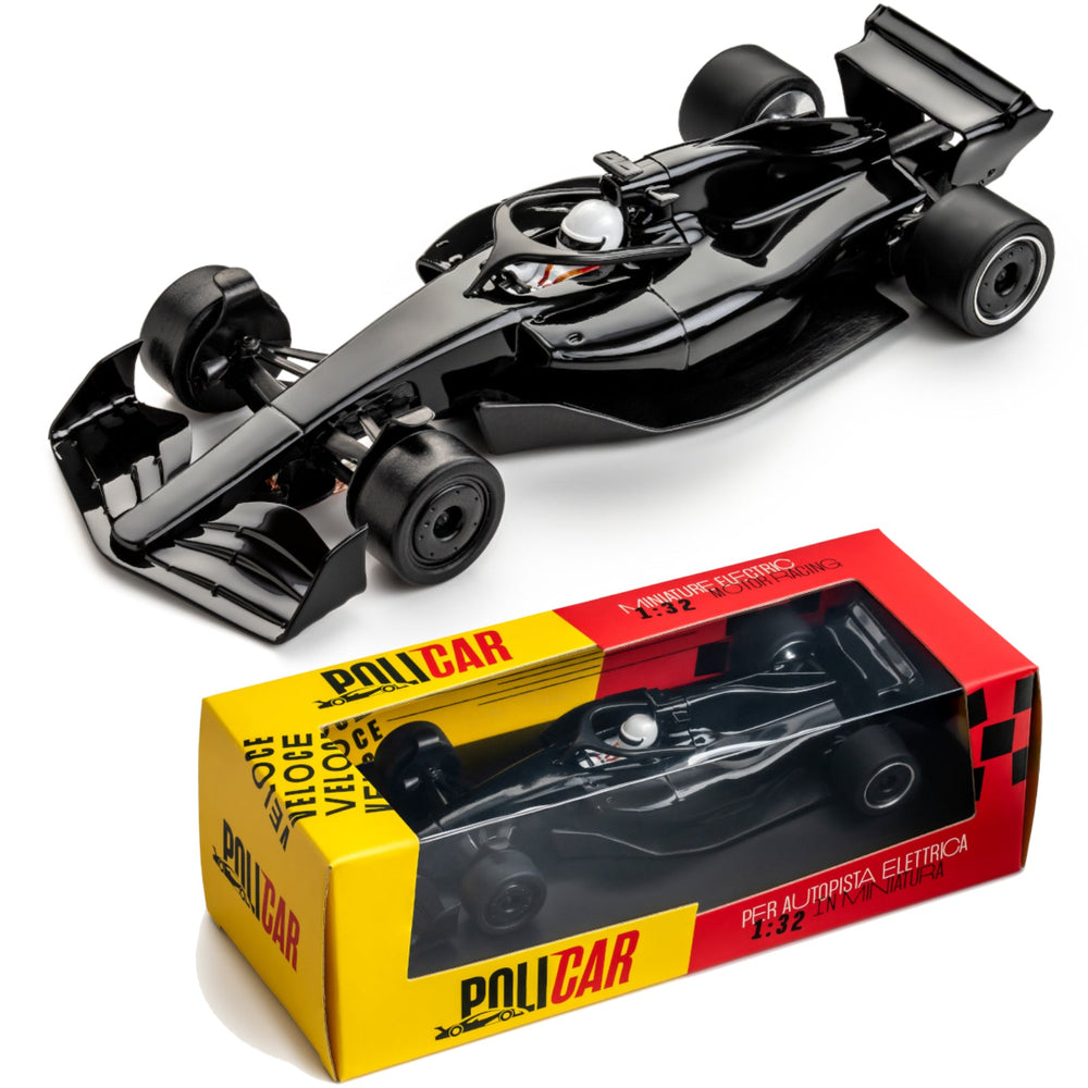 Policar Monoposto F1 2024 Black 1/32 Slot Car for Carrera Scalextric Formula One