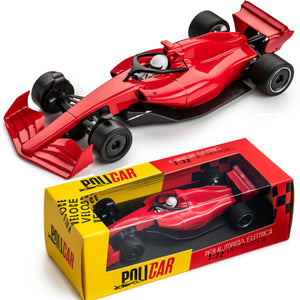 Policar Monoposto F1 2024 Red 1/32 Slot Car for Carrera Scalextric Formula One